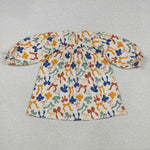 GLD1086 Thankful Bows Smocked Girl's Dress