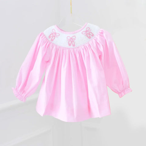 Preorder 10.06 MOQ 5 pcs Ballet Shoes Pink Girl's Dress