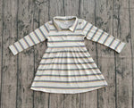 Preorder Samples GLD1331 Mardi Gras Stripe Girl's Dress (12-18M to 7-8T)