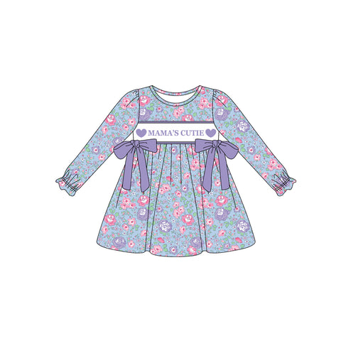 Preorder 10.10 MOQ 5 pcs GLD1341 MAMA'S Cutie Love Flower Girl's Dress