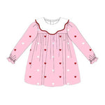 Preorder 10.15 MOQ 5 pcs GLD1352 Valentine's Day Love Girl's Dress