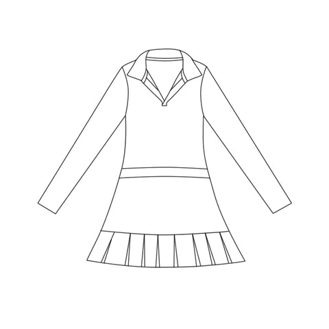 Preorder 12.03 MOQ 5 pcs GLD1440 Solid Color White Yoga Girl's Dress Onesie