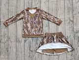 Preorder Samples GLD1478 Hunting Camo Girls Skorts Set