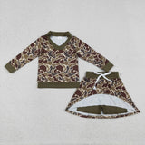 GLD1479 Hunting Camo Girls Skorts Set
