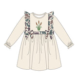 Preorder MOQ 5 Pcs Each Style Hunting Camo Elk Fish Mallard Ducks Girls Dress