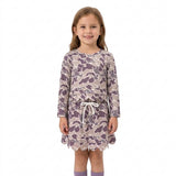 GLD1614 Hunting Camo Scallop Edge Yoga Girls Skorts Set