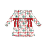Preorder MOQ 5 Pcs Each Style Christmas Goose Bows Sister Girls Clothes