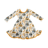 Preorder MOQ 5 pcs Each Style Happy New Year Gold Kids Matching Clothes
