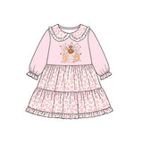 Preorder MOQ 5 pcs Each Style Thanksgiving Day Turkey Leopard Pink Kids Matching Clothes