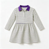 Preorder MOQ 5 pcs Each Style Mardi Gras Stripe Polo Kids Matching Clothes