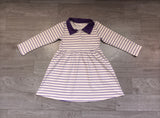 NO MOQ Preorder Samples Each Style Mardi Gras Stripe Polo Kids Matching Clothes