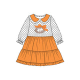 Preorder MOQ 5 pcs Each Style Baseball Bows Dots Doll Collar Kids Matching Clothes