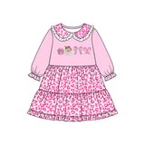 Preorder MOQ 5 pcs Each Style Christmas Santa Leopard Kids Matching Clothes