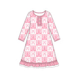 Preorder MOQ 5 pcs Each Style Baseball Love Print Pink Kids Matching Clothes