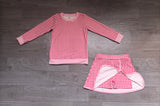NO MOQ Preorder Samples Each Style Solid Colorful Plaid Yoga Girls Skorts Set Kids Matching Clothes