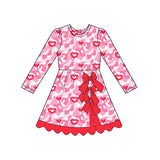 Preorder MOQ 5 pcs Each Style Valentine's Day Love Camo Kids Matching Clothes