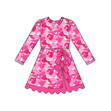 Preorder MOQ 5 pcs Each Style Valentine's Day Love Camo Kids Matching Clothes