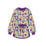 Preorder MOQ 5 pcs Each Style Mardi Gras Camo Ruffles Kids Matching Clothes