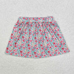 GLK0032 Flower Pink Girl's Skirt