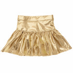 Preorder 12.22 GLK0043 Gold Leather Girl's Skirt Shorts