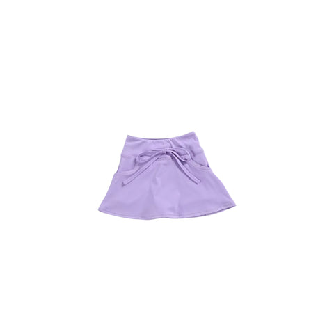 Preorder 12.29 GLK0046 Purple Yoga Girl's Skirt Shorts