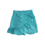 Preorder GLK0060 Green Cotton Ruffles Girl's Skirt
