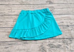 Preorder GLK0060 Green Cotton Ruffles Girl's Skirt