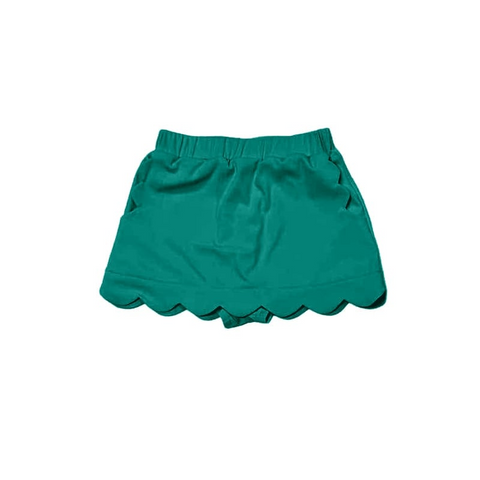 Preorder 04.14 Green Cotton Girl's Skorts