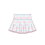Preorder 07.03 GLK0106 Bows Plaid Pink Active Girls Skorts