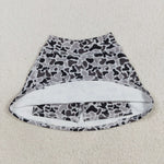 GLK0127 Hunting Camo Dog Tennis Yoga Girls Skorts Skirts