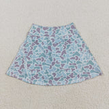GLK0128 Camo Green Tennis Yoga Girls Skorts Skirts
