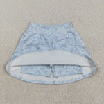 GLK0129 Camo Gray Tennis Yoga Girls Skorts Skirts
