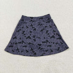 GLK0130 Hunting Camo Dark Gray Tennis Yoga Girls Skorts Skirts