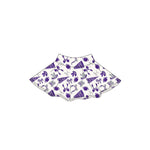 Preorder MOQ 5 Pcs GLD1287 Go Team Football Purple Yoga Zipper Pullover Girls Skorts Set