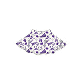Preorder MOQ 5 Pcs GLD1287 Go Team Football Purple Yoga Zipper Pullover Girls Skorts Set