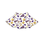 Preorder 10.28 MOQ 5 pcs GLK0147 Go Team Football Bows Purple Girls Skorts