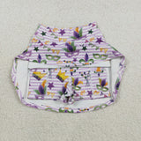 GLK0167 Mardi Gras Mask Tennis Yoga Girls Skorts Skirts