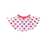 Preorder 12.12 MOQ 5 pcs GLD1501 Valentine's Day Be You Love Pink Girls Skirts Set