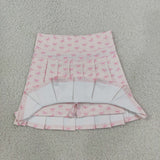 GLK0305 Coquette Bows Play Tennis Yoga Pleated Girls Skorts
