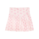 Preorder MOQ 5 pcs Each Style Flower Bows Pleated Yoga Girls Skorts