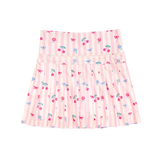 Preorder MOQ 5 pcs Each Style Flower Bows Pleated Yoga Girls Skorts