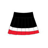 Preorder Samples GLK0320 Solid Color Black Red Yoga Pleated Girls Skorts