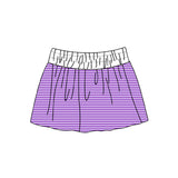 Preorder MOQ 5 pcs Each Style Colorful Stripe Yoga Girls Skorts