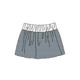 Preorder MOQ 5 pcs Each Style Dark Colorful Stripe Yoga Girls Skorts