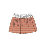 Preorder MOQ 5 pcs Each Style Dark Colorful Stripe Yoga Girls Skorts