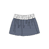 Preorder MOQ 5 pcs Each Style Dark Colorful Stripe Yoga Girls Skorts