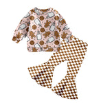 GLP0554 Milk Cookie Plaid Girl's set