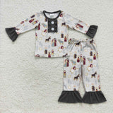 GLP0587 Pray Jesus Girl's Pajamas Set