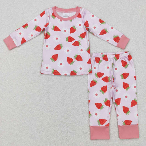 GLP0961 Strawberry Pink Girl's Pajamas