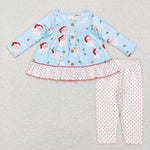 GLP0976 Christmas Santa Pockets Girl Set